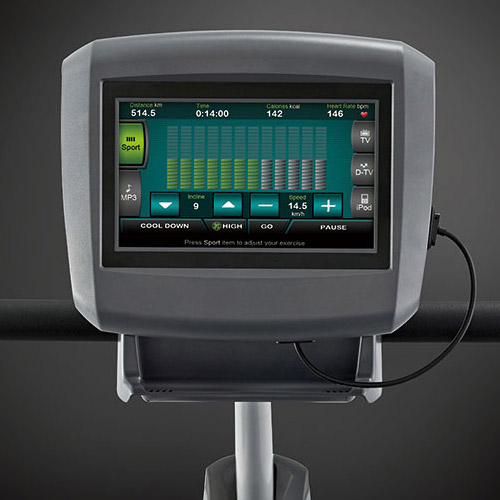 Горизонтальный велотренажер с TFT LCD дисплеем Circle Fitness R6 E