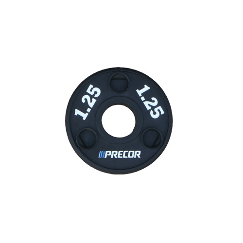Олимпийский диск в уретане с логотипом Precor FM\UPP, вес: 1,25 кг