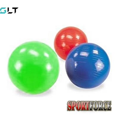 Мяч. Диаметр 55 см, цвет красный 900 г GLT Fitness