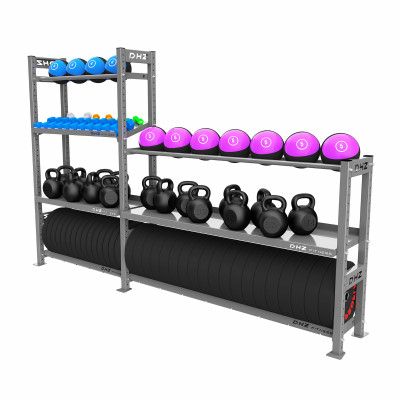 Стеллаж модульный 2900-1950-1200 DHZ FITNESS