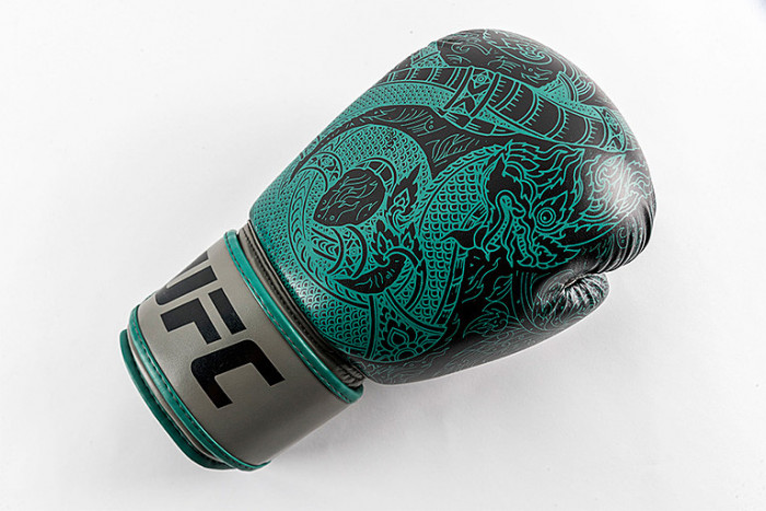 Перчатки для бокса UFC PRO Thai Naga 16 Oz - зеленые