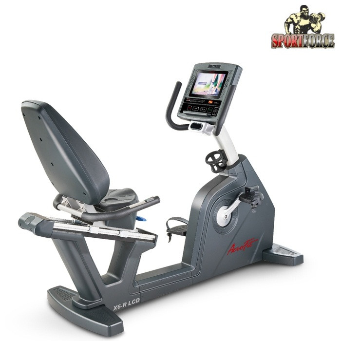 Горизонтальный велотренажер AEROFIT X6-R 10.1"LCD
