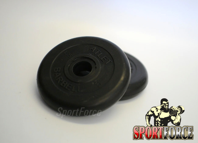 Обрезиненный диск MB Barbell ATLET d-31 - 10 кг