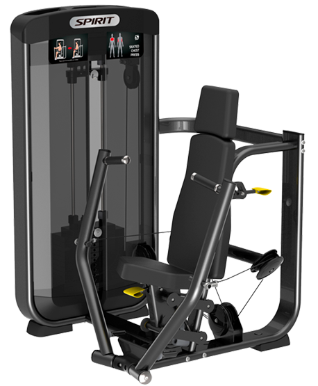 Жим от груди сидя SPIRIT SP-3504 со стеком 90 кг
