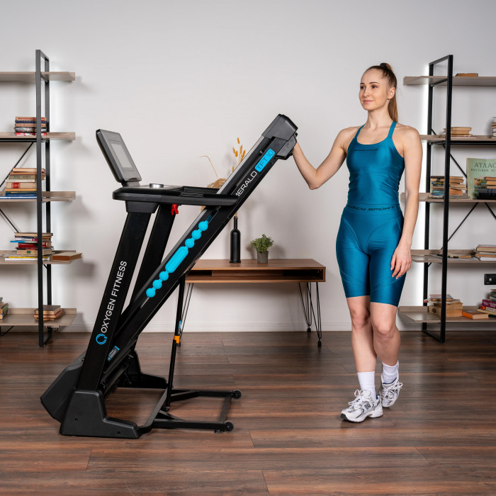 БЕГОВАЯ ДОРОЖКА ДОМАШНЯЯ OXYGEN FITNESS EMERALD TFT 10