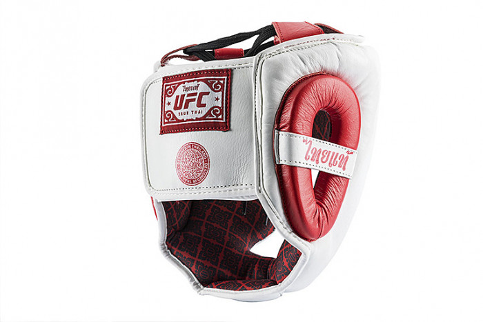 UFC Premium True Thai Шлем для бокса, цвет белый, размер L