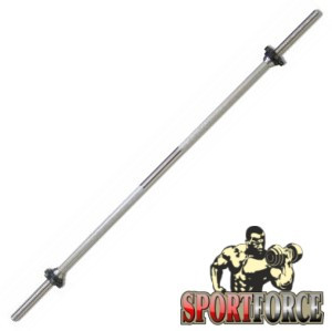 Гриф хромированный MB Barbell, длина - 1500 мм, 30 мм, вес 7,4кг.